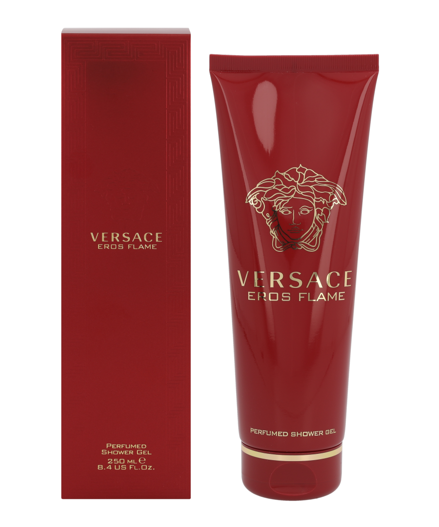 Versace Mens Eros Flame Perfumed Shower Gel 250ml - One Size