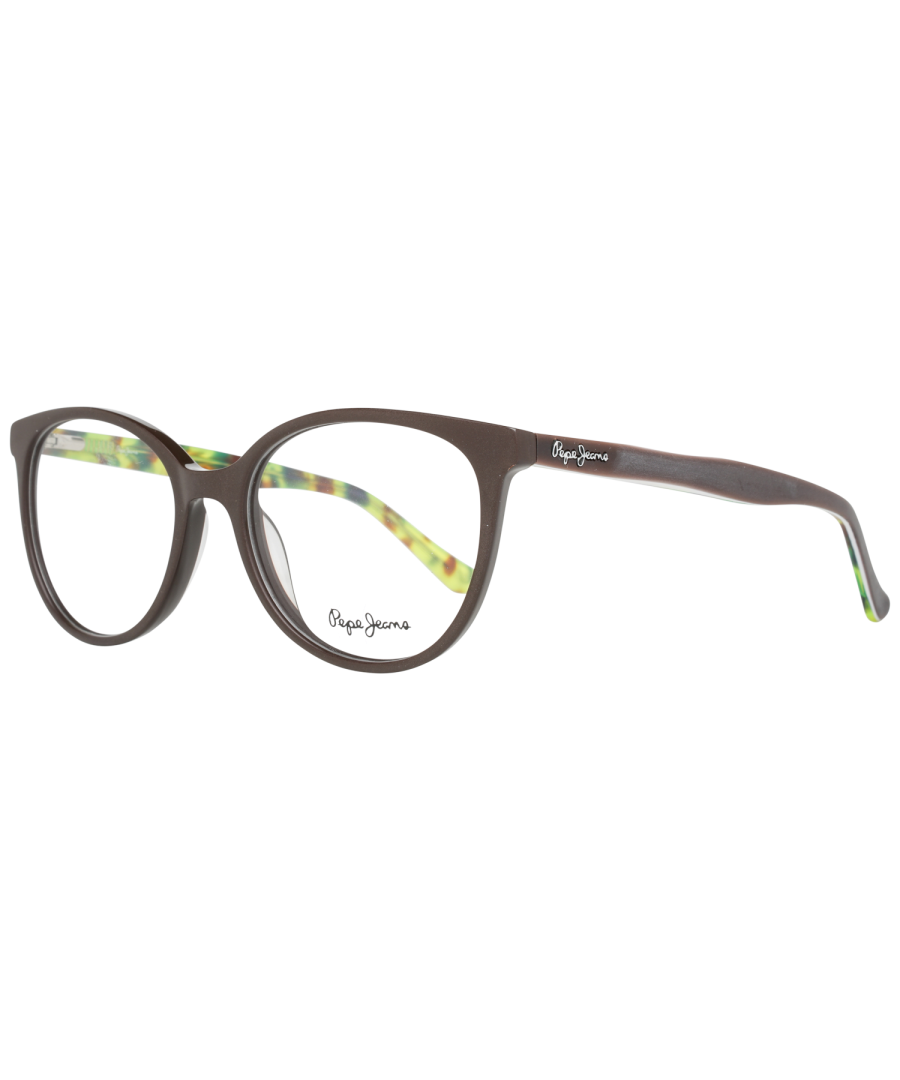 Pepe Jeans Optical Frame PJ3318 C2 52 Women\nFrame color: Brown\nLenses width: 52\nLenses heigth: 43\nBridge length: 17\nFrame width: 134\nTemple length: 140\nShipment includes: Case, Cleaning cloth\nStyle: Full-Rim\nSpring hinge: Yes