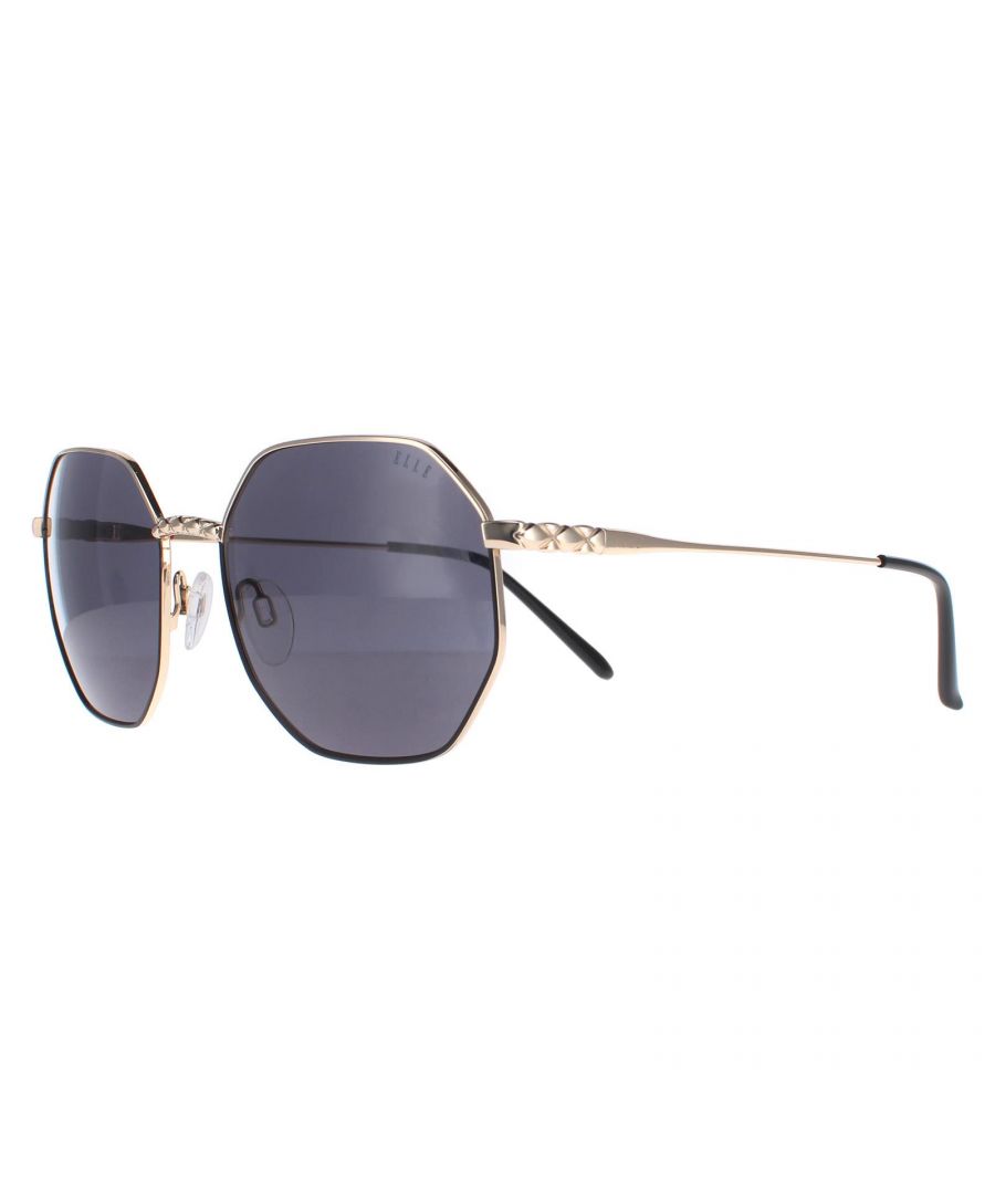 Elle Square Womens Black Grey 14909 Metal - One Size