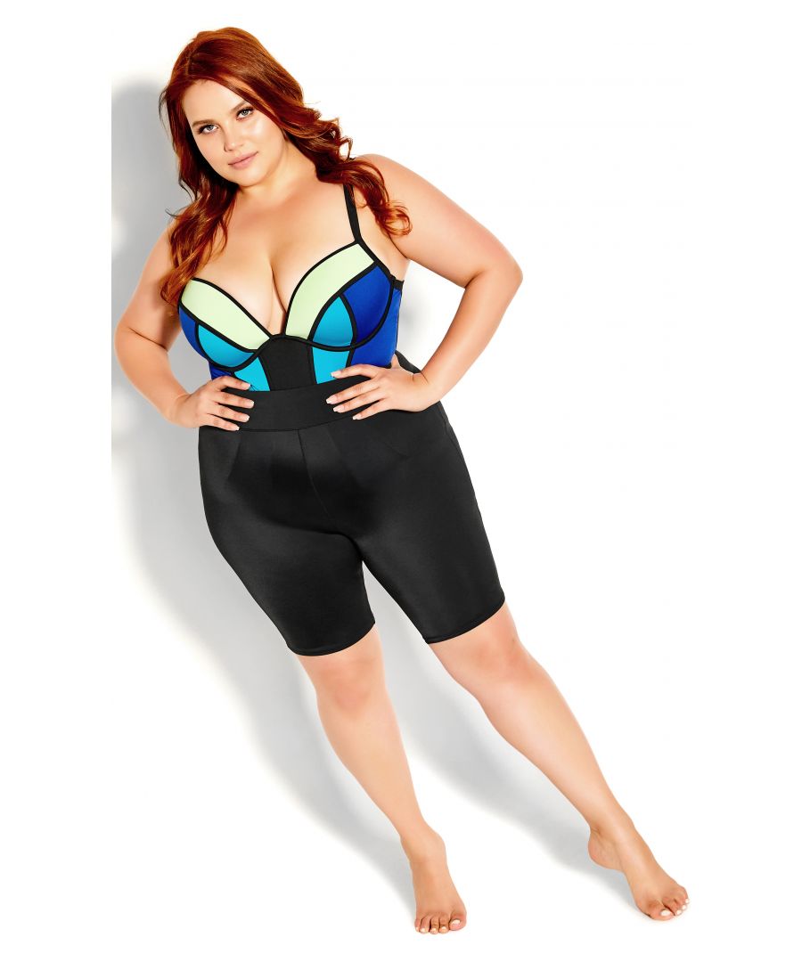 Perfect your swimwear rotation with the curve-hugging Azores Swim Short! Designed to streamline and flatter in all the right places, these shorts feature a high waist fit and soft stretch fabrication. Key Features Include: - High waist - Fitted - Stretch fabrication - Pull up style - Mid-thigh length