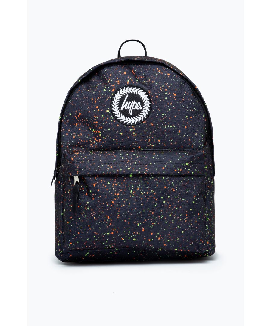 hype black boxy backpack