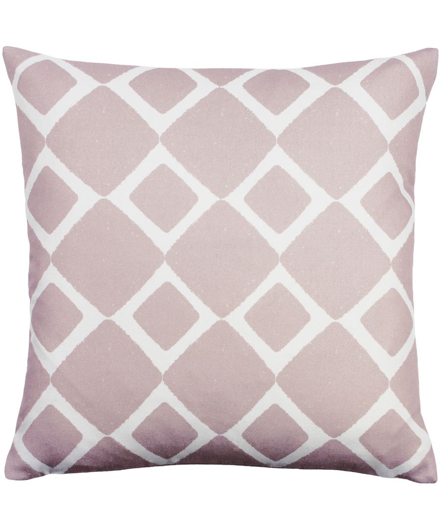 Block Diamond Cushion|