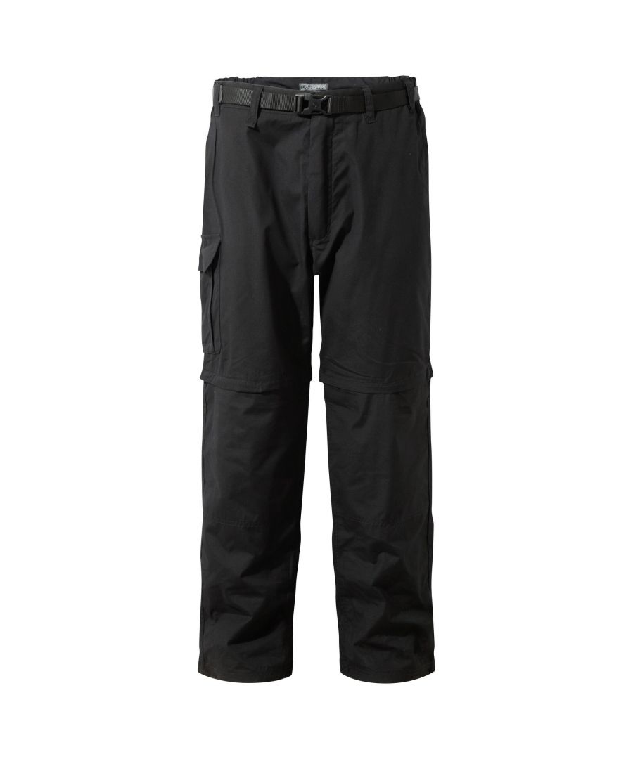 Craghoppers Mens Kiwi Convertible Trousers (Black) - Size 32W/32L