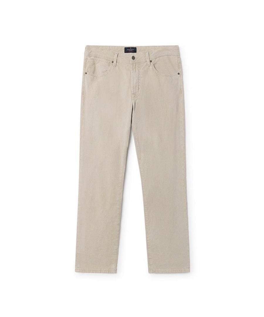 Image for Men's Hackett Cord Trousers, 5 x Pocket in Silverbirch