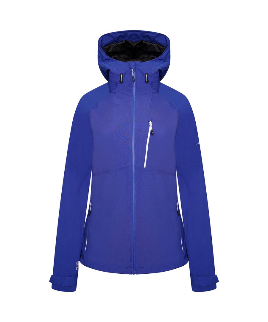 Dare 2B Womens Veritas III Waterproof Breathable Coat - Blue - Size 8 UK