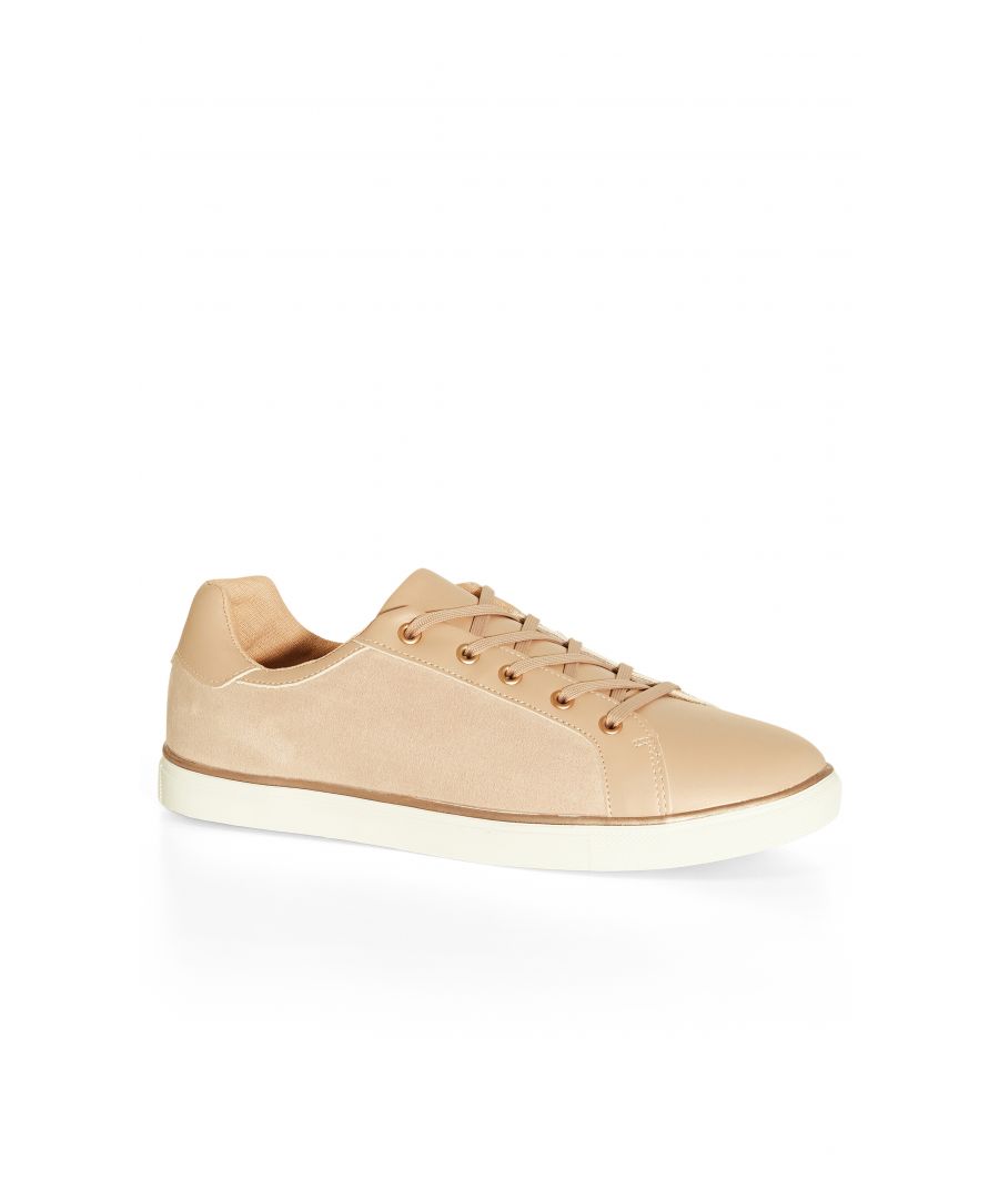 Refresh your wardrobe staples with these classic trainers. A stylish pink hue is versatile and easy to pair, whilst a simple lace up design brings timeless style.