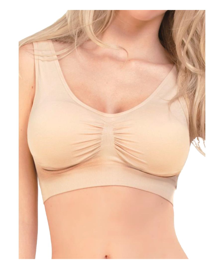 The comfortisse Full cup bra offers maximum support and comfort with it's non wired cups. This bra looks great under any outfit thanks to it's seamless design. Giving you all day comfort and natural lift this is a must have for every day wear.
