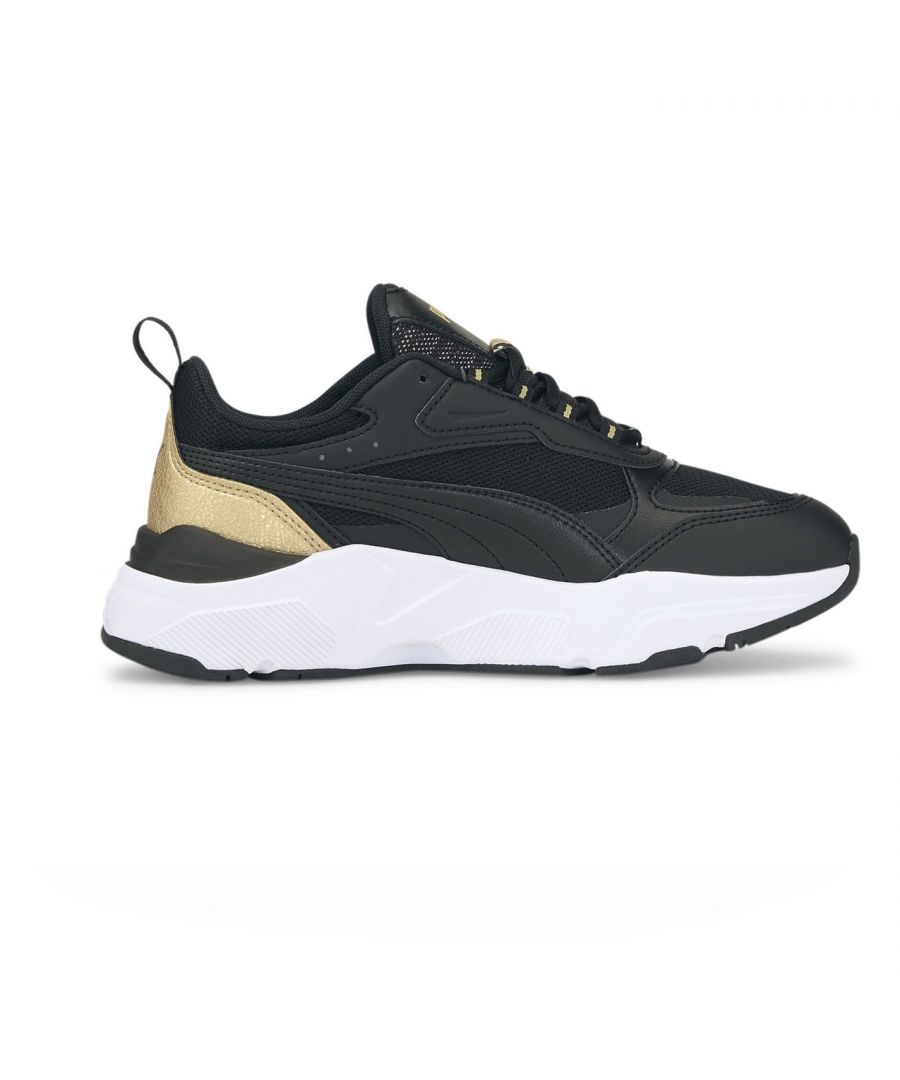 Puma Womens Cassia Trainers - Black - Size UK 5
