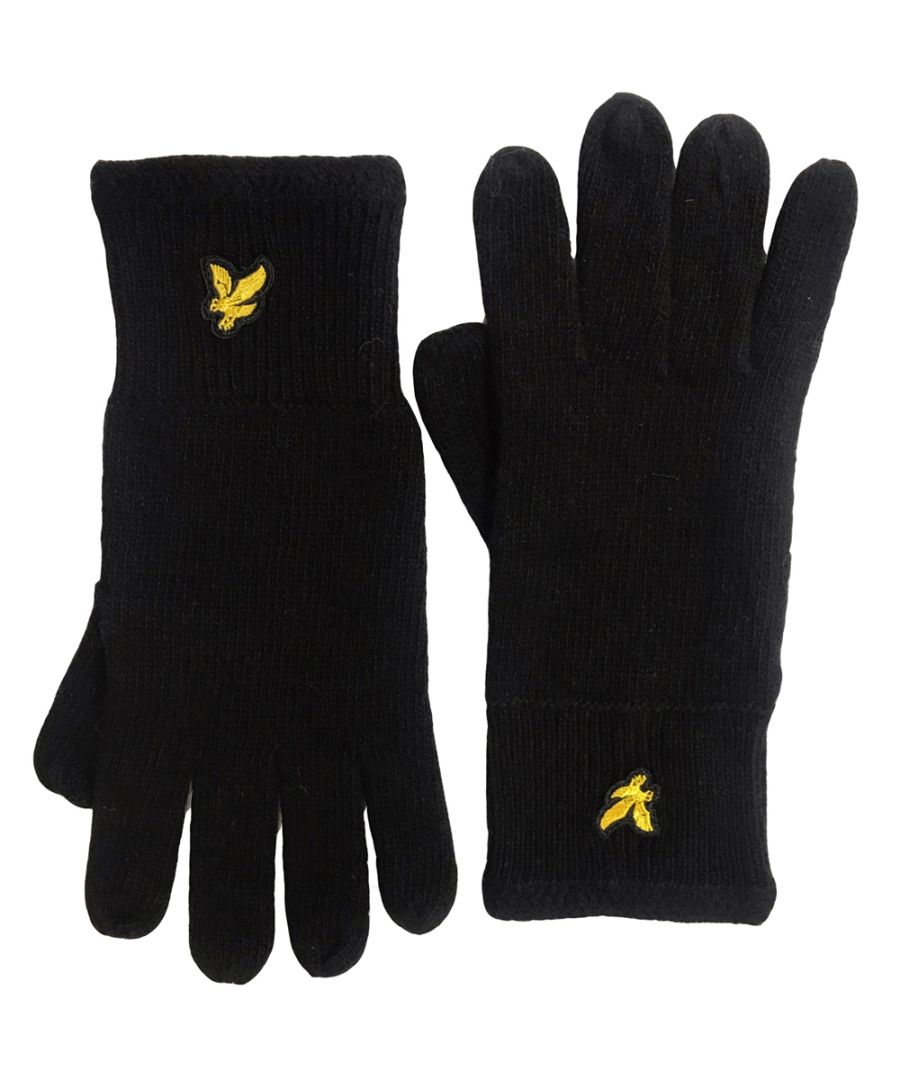 Stijlvolle, warme Racked Rib Gloves van het merk Lyle & Scott. Deze handschoenen zijn gemaakt van hoogwaardig wol en nylon. Ideaal voor de koudere dagen.  Merk: Lyle & ScottModelnaam: Racked Ribbed GlovesCategorie: unisex handschoenenMaterialen: wol, nylonKleur: zwart