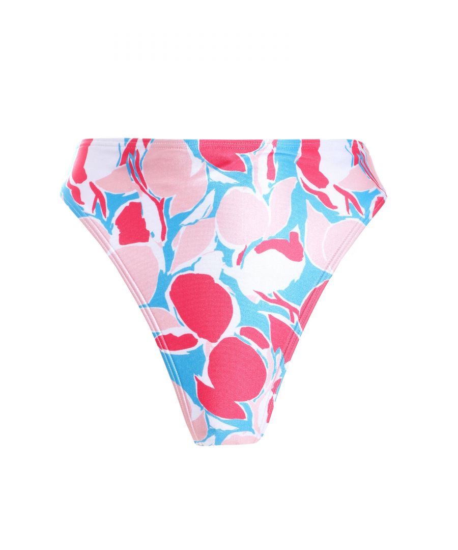 Quiz Womens Multicoloured High Waist Bikini Bottoms - Multicolour - Size X-Small