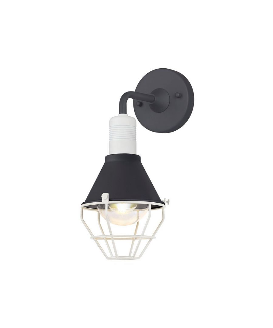 Finish: Anthracite, Matt White | Shade Finish: Clear | IP Rating: IP65 | Height (cm): 38 | Width (cm): 15 | Projection (cm): 21.5 | No. of Lights: 1 | Lamp Type: E27 | Switched: Not Switched | Dimmable: Yes - Dimmable Lamps Required | Wattage (max): 25W