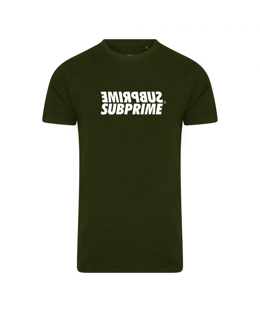Heren t-shirt van het merk Subprime. De shirts van Subprime zijn gemaakt van 100% hoogwaardig katoen, en hebben een normale pasvorm. Het zachte katoen zorgt voor een heerlijk draagcomfort.  Merk: SubprimeModelnaam: Shirt Mirror ArmyCategorie: heren t-shirtMaterialen: katoenKleur: groen