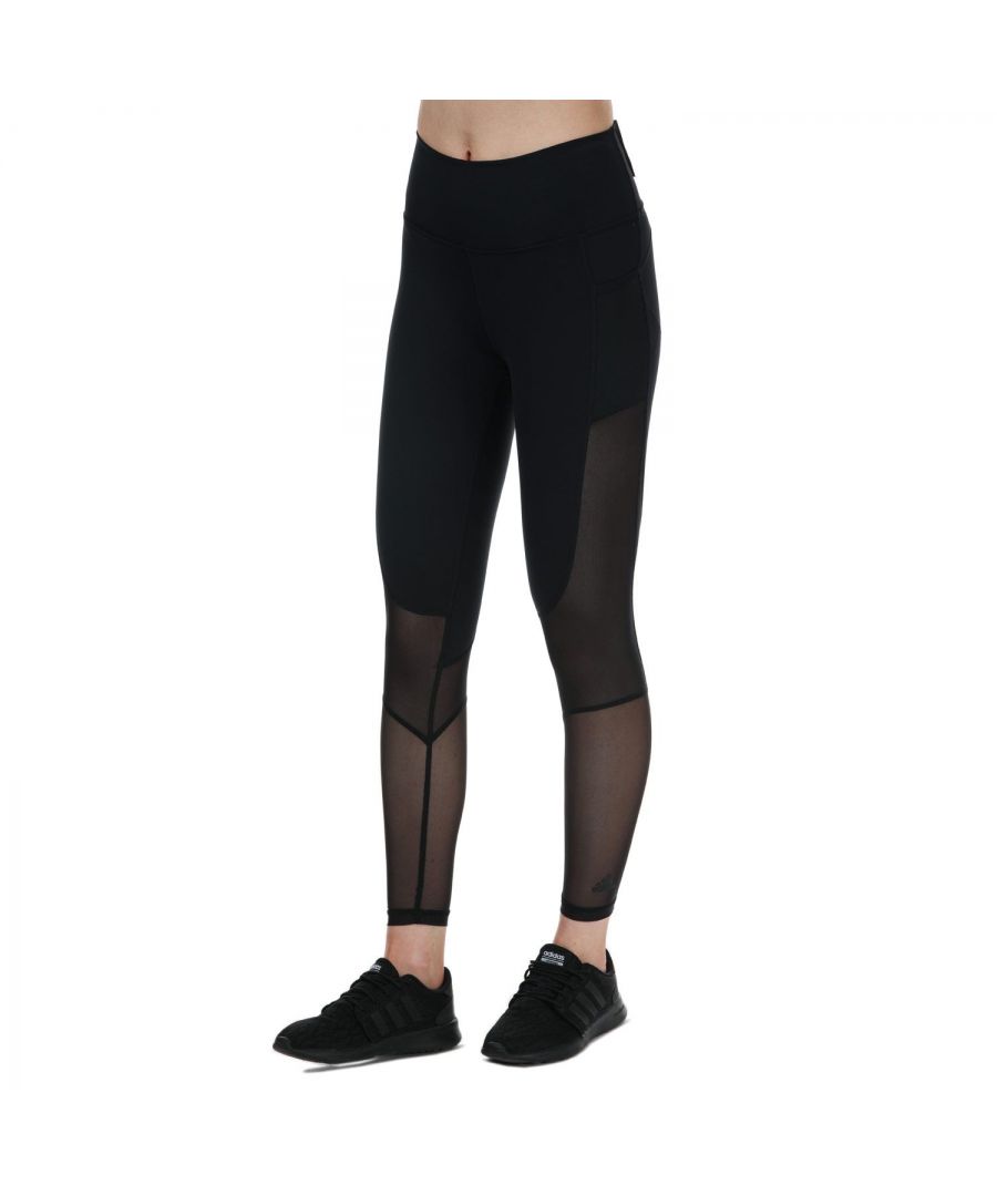 adidas Womenss Believe This Summer 7/8 Tights in Black - Size 4 UK