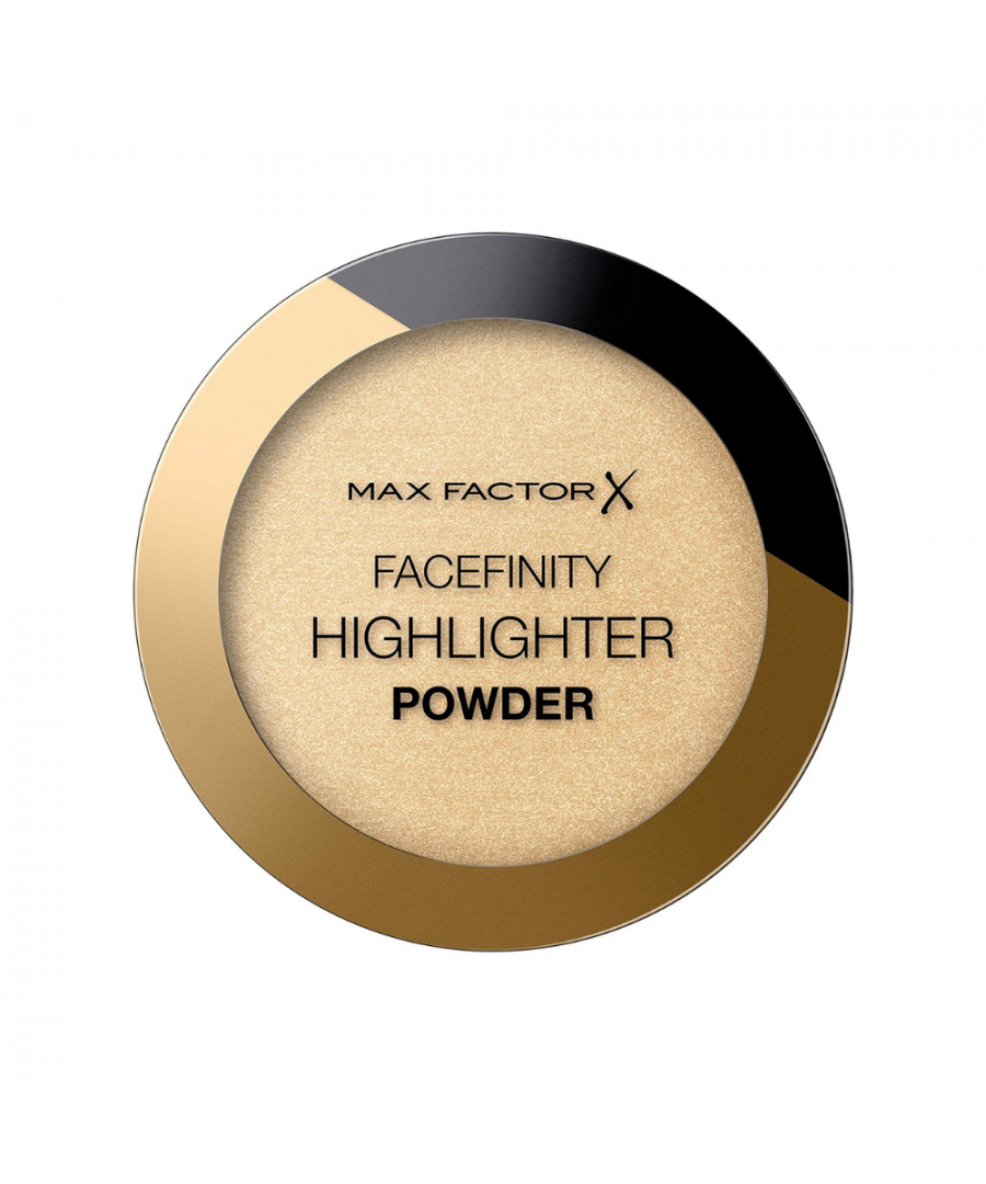 Get all-day glow without the weight with Max Factor's Facefinity Highlighter. Long-lasting with an ultra weightless, seamless powder finish for a flattering healthy glow. The silky-light texture provides a super blendable finish and a mistake proof application that suits all skin toes and an all day illumination.