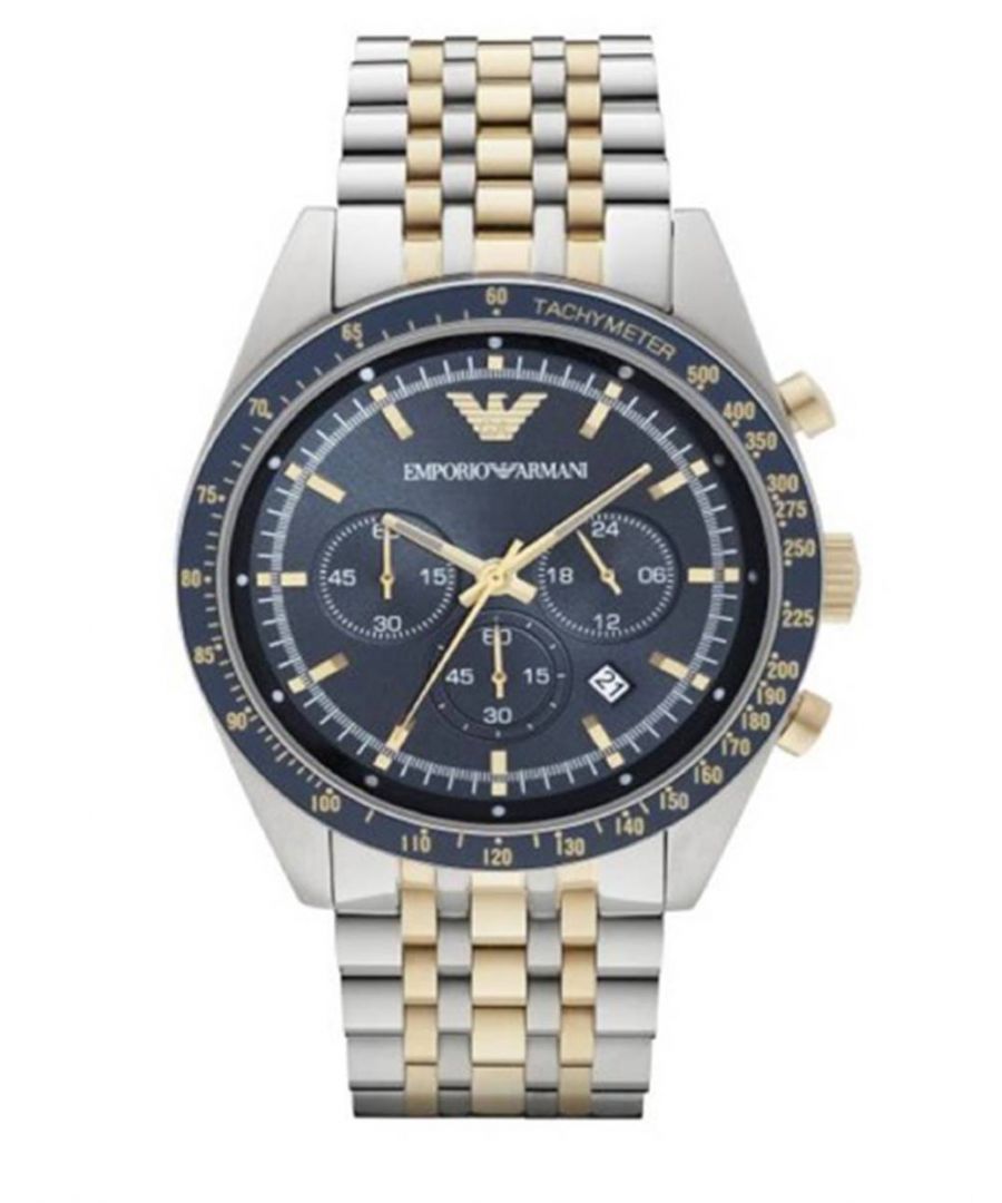 Bestel het Emporio Armani AR6088 Tazio-horloge bij d2time.co.uk, de Britse online horlogespecialist met snelle levering. Altijd de beste prijzen! EAN 4053858563872
