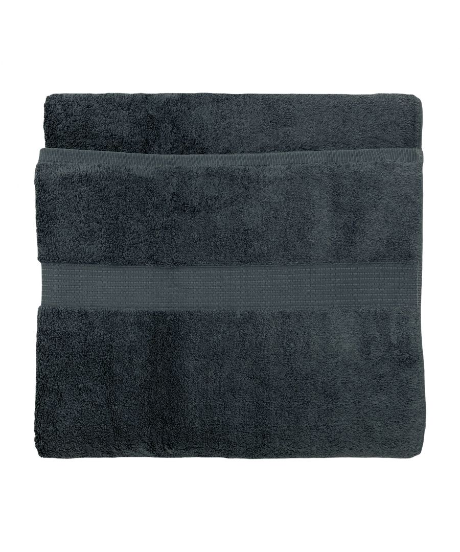 Paoletti Cleopatra Egyptian Cotton Bath Towel|Size: Bath Towel|charcoal