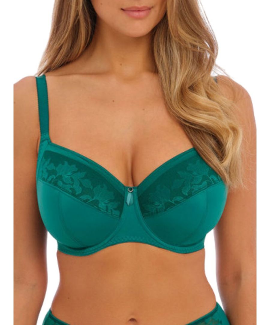 Fantasie Illusion Side Support Bra. Three piece cup with wide wires, soft handle fabric and a neckline stretch band. Product is made of 85% Nylon/Polyamide, 15% Elastane and is hand-wash only.
