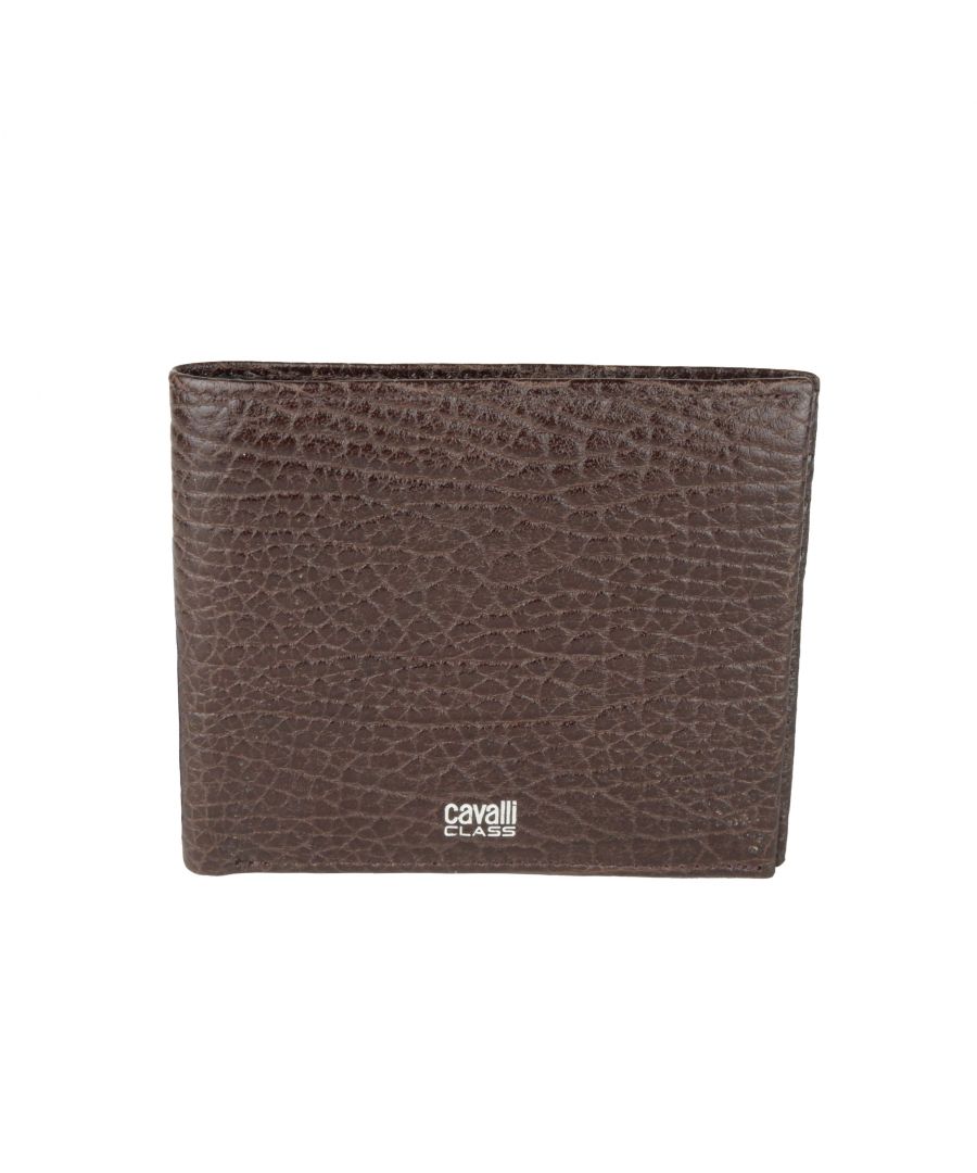 Image for Cavalli Class Brown andamp; Black Calf Leather Card Holder