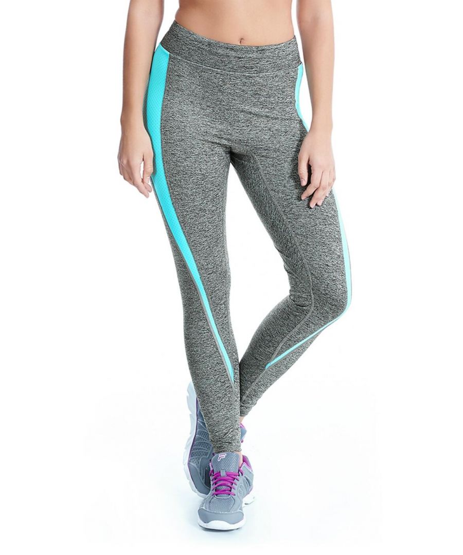 Stay active with the new Freya active reflective range! The new reflective twist leggings are perfect for your daily exercise or morning run. These soft fabric leggings are breathable and manage moisture to keep you cool whilst working out. These breathable comfortable leggings are guaranteed to have you looking stylish! \n\nContemporary design and fit\nBreathable Panelling \nSoft fabric which manages moisture! \nComposition:- 47% Nylon/Polyamide | 39% Polyester | 14% Elastane\n\nListed in UK sizes