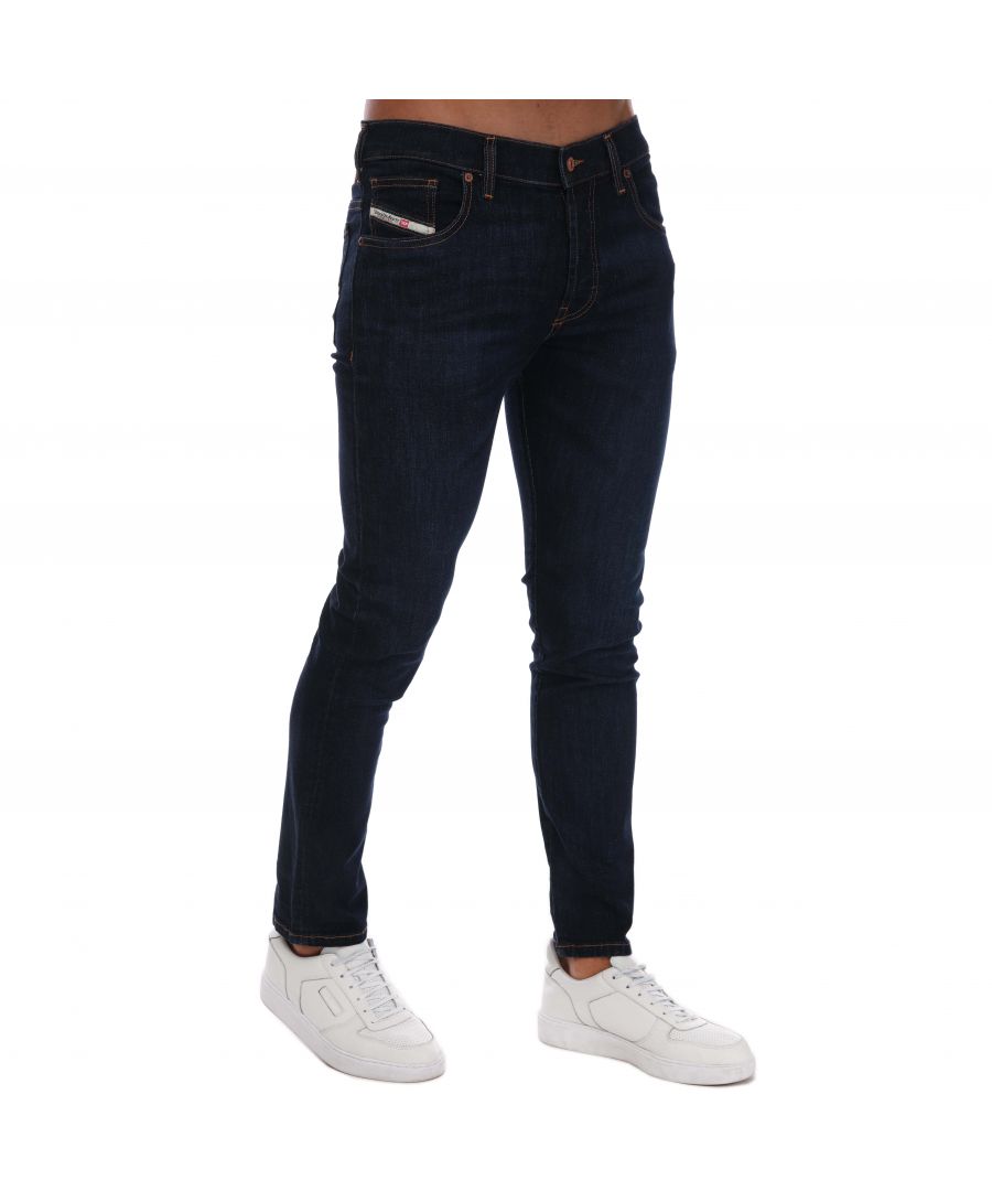 Diesel D-YENNOX jeans met taps toelopende pijpen voor heren, denim