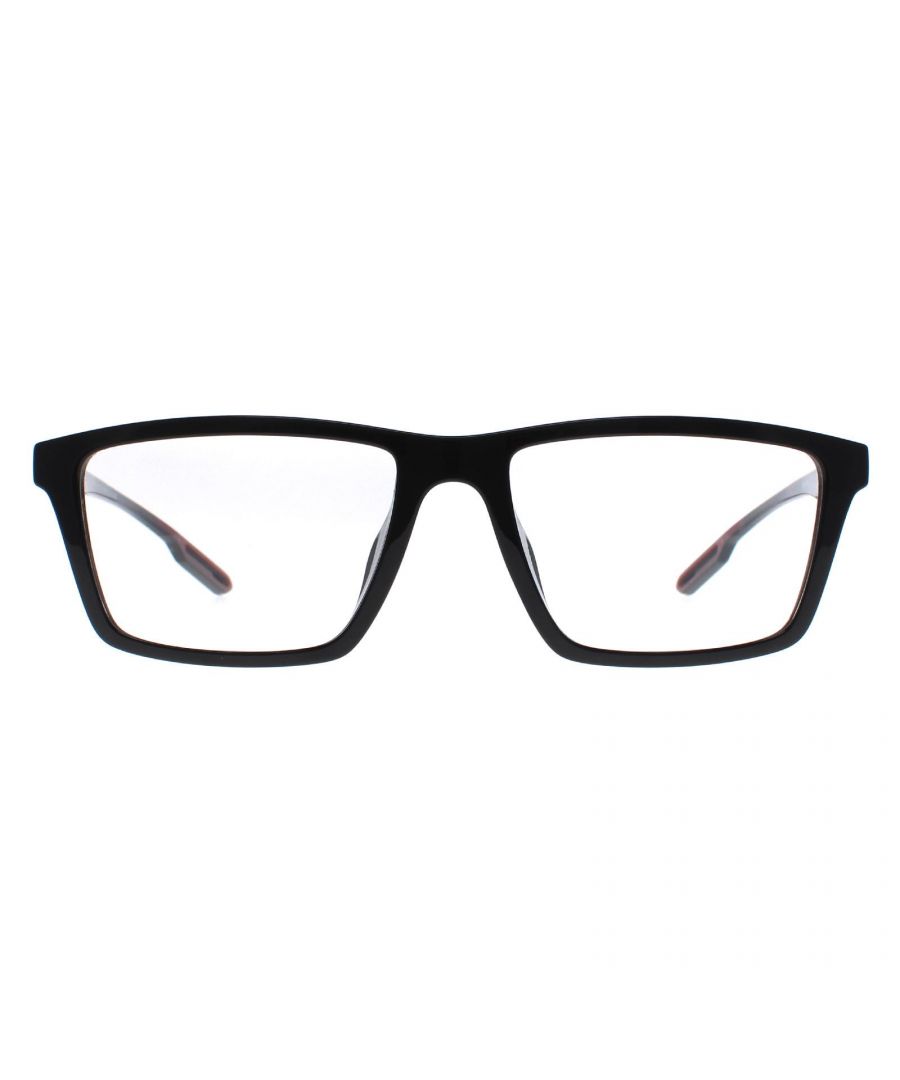 Emporio Armani Rectangle Mens Shiny Black EA4189U  Glasses are a glasses frame but also come with sunglasses clip-on to allow you wear your prescription frames but with an Emporio Armani simple clip-on lens that fits perfectly with the frame. Emporio Armani's logo features on the temples for brand authenticity.