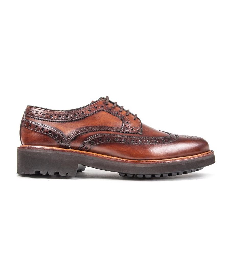 A Dapper, Robust Style And Timeless Design With An Edge, The Tan Oliver Sweeney Coleraine Brogue Shoe Is A Just A Must-have. Featuring A Luxurious Leather Upper With Polished And Textured Detailing And Classy Brogue Design On Top Of An Impressive Rugged Outsole. These Shoes Are Effortlessly Stylish With A Firm Step.