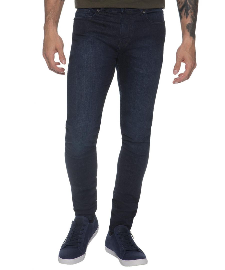 Image for Enzo Mens Skinny Super Stretch Denim Jeans