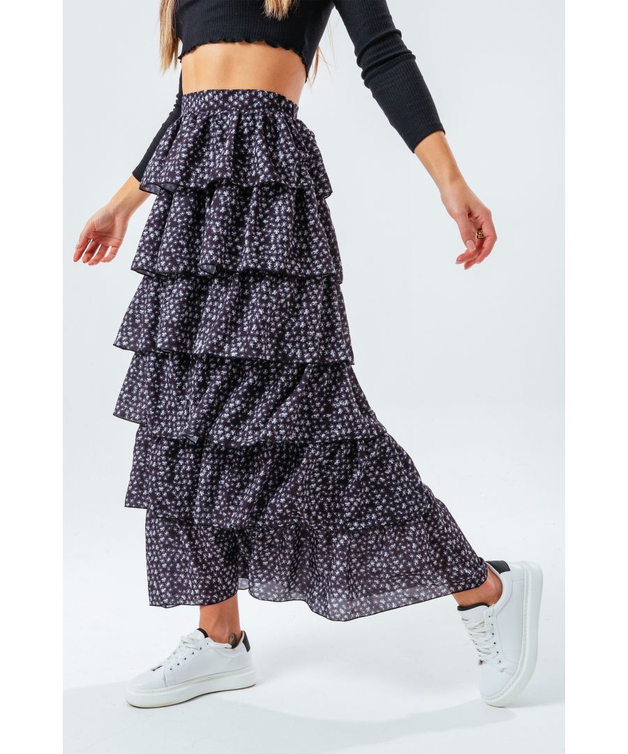 Image for Hype Scratch Flower Women'S Skirt