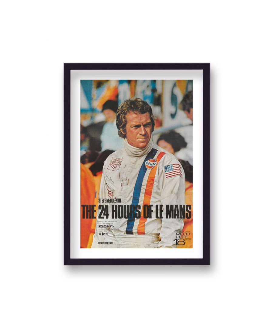 Image for Steve McQueen 24 HJours of Le Mans Movie Promotional Poster