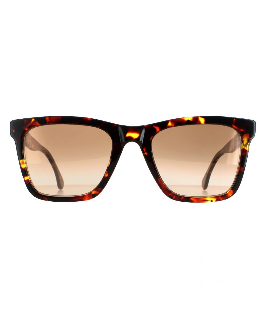 Paul Smith Square Womens Havana Brown Gradient PSSN055 Durant   Sunglasses are a fashionable square style crafted from lightweight acetate. Paul Smith's logo features on the temples for brand authenticity.