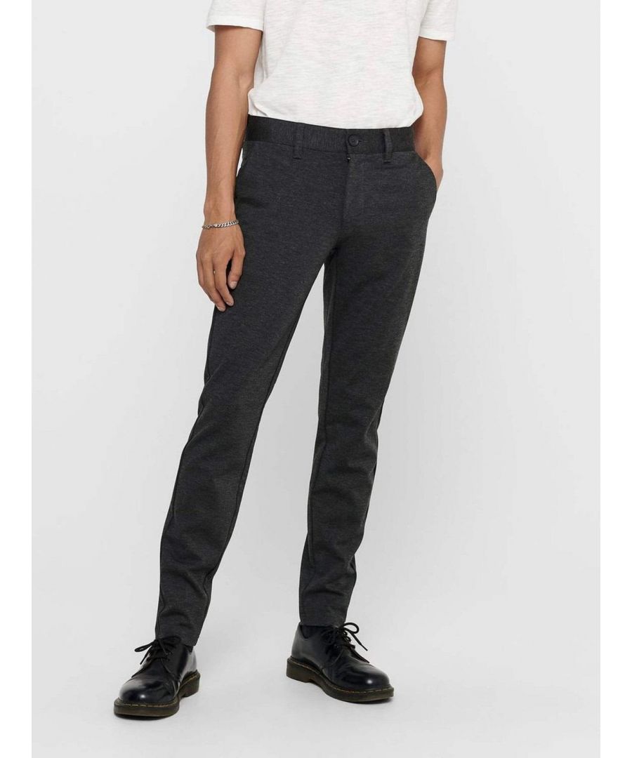 Mark Broek - Donkergrijs (stretch broek)