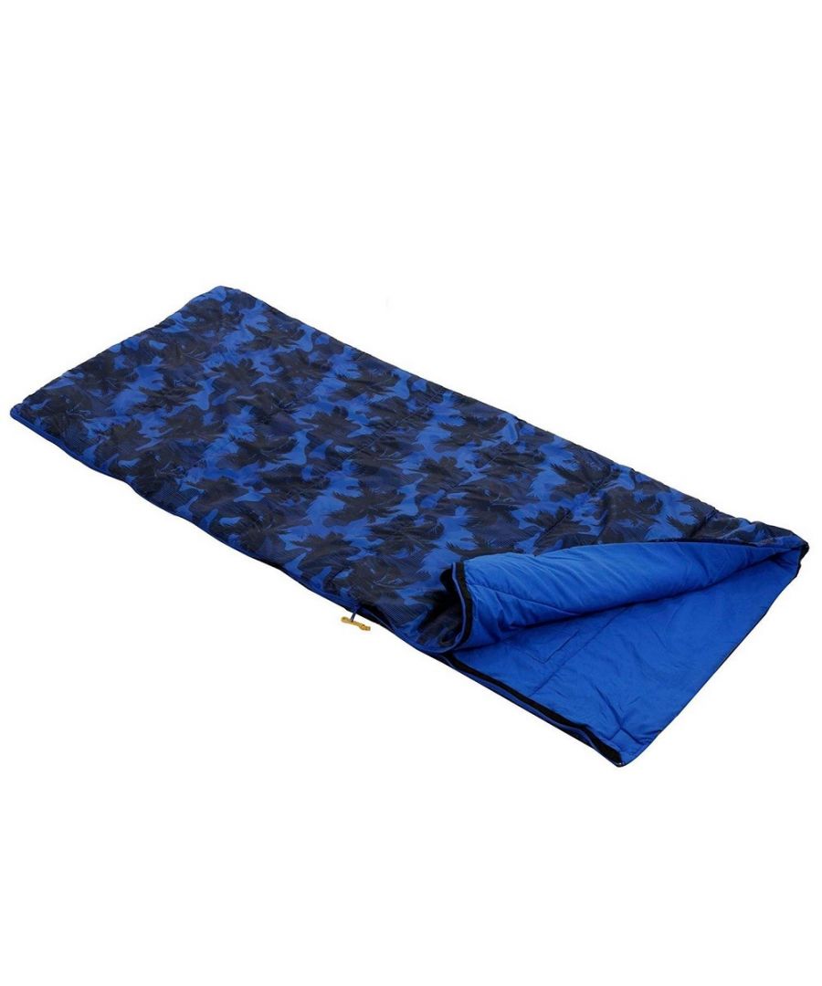 2 seizoensgebonden rechthoekige slaapzak. 100% Polyester.