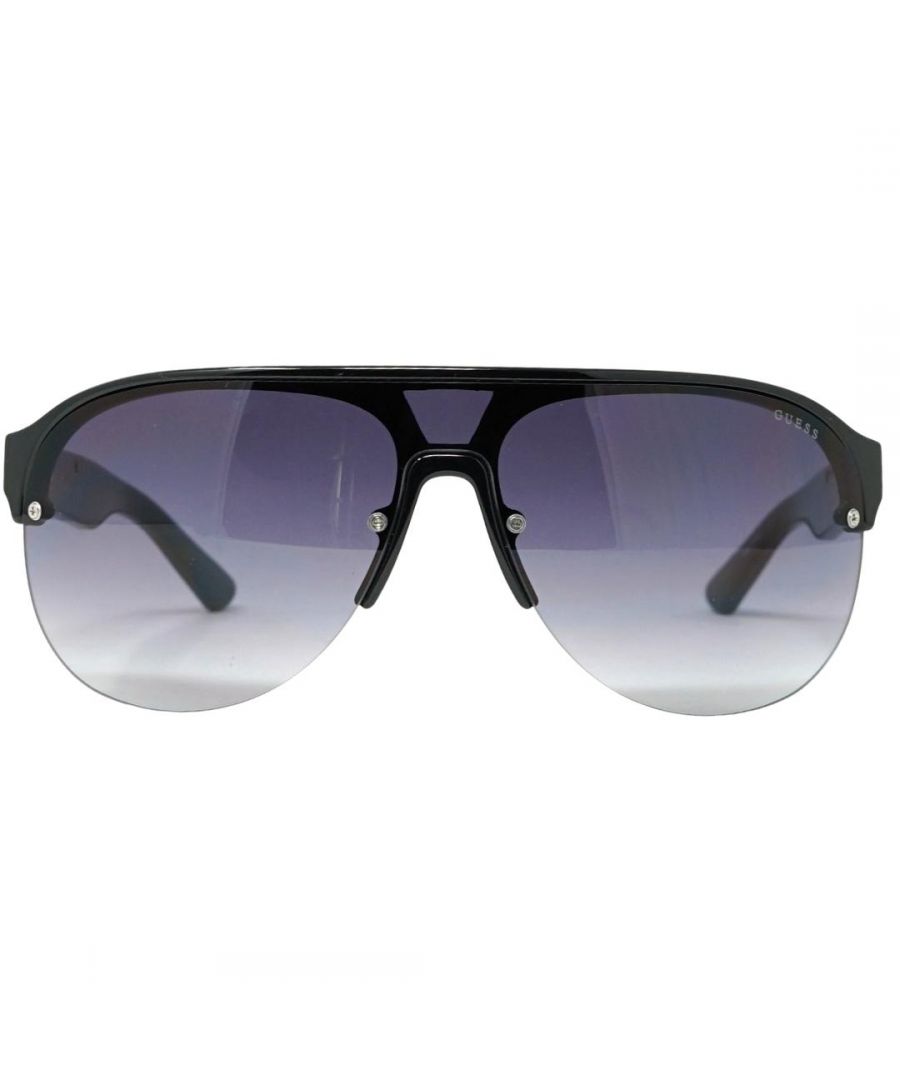 Guess GF5066 01B Black Sunglasses. Lens Width = 99mm. Nose Bridge Width = 00mm. Arm Length = 140mm. Sunglasses, Sunglasses Case, Cleaning Cloth and Care Instrtions all Included. 100% Protection Against UVA & UVB Sunlight and Conform to British Standard EN 1836:2005