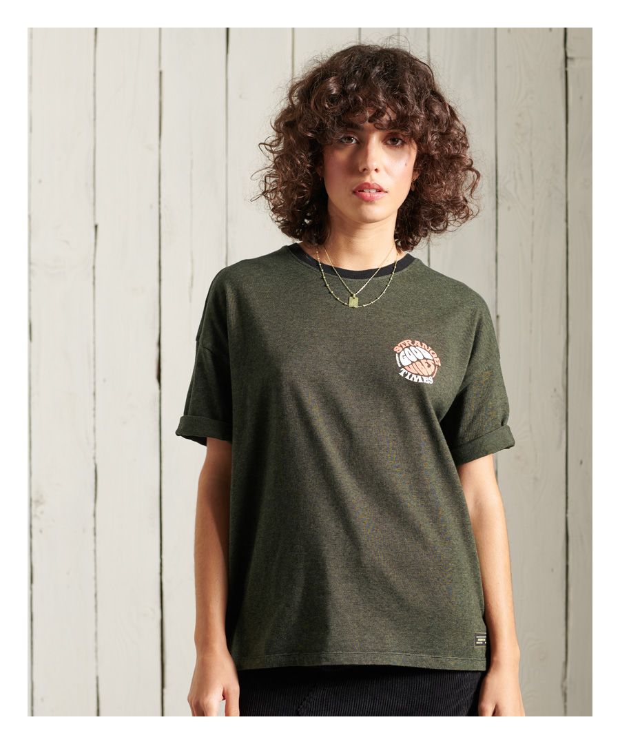 Image for Superdry Military Narrative Boxy Tee