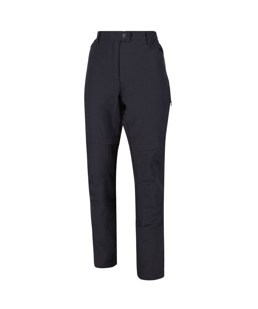 Image for Regatta Womens/Highton Zip Off Walking Trousers (Seal Grey)