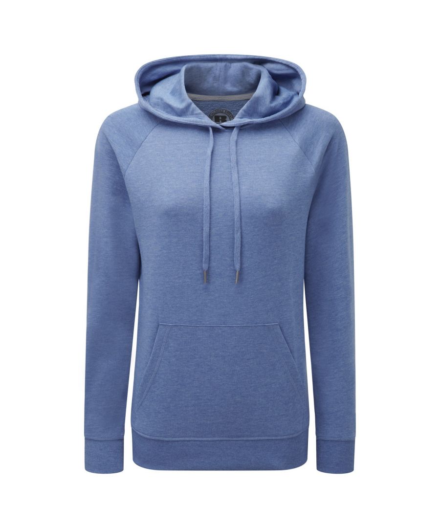 Image for Russell Womens/Ladies HD Hooded Sweatshirt (Blue Marl)