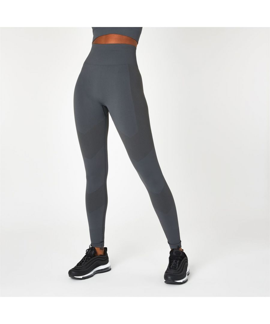 Feel flexible, comfortable and supported with these Everlast super-high waisted racer leggings. Equipped with our signature seamless technology, these leggings are fully flexible allowing for ultimate mobility and movement. Plus the sweat wicking technology will keep you dry during your workout, in a squat proof design. These are a slim fit, flattering any figure this season.  >High waisted  >Seamless  >Sweat wicking  >Slim fit  >Squat proof  >90% Nylon 10% Elastane  >Machine washable
