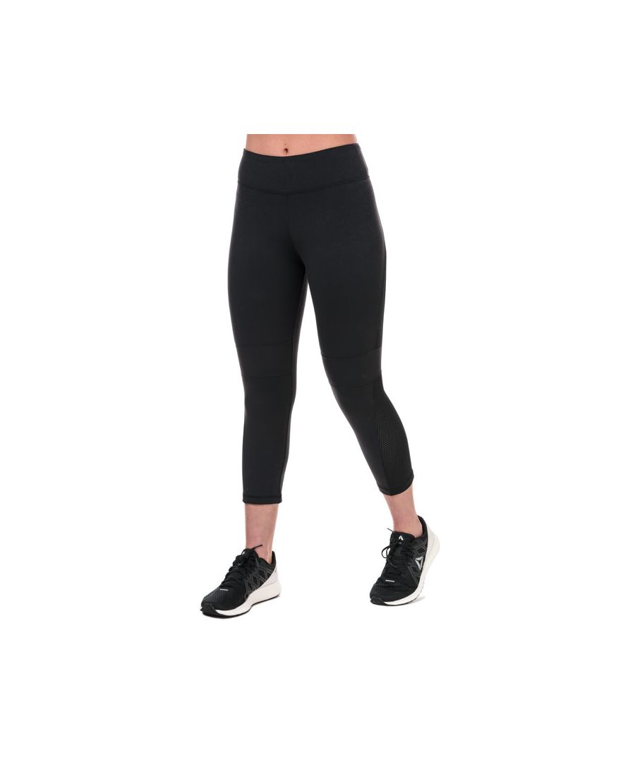 Image for Women's Reebok Lux 3 Quarter Length Leggings in Black