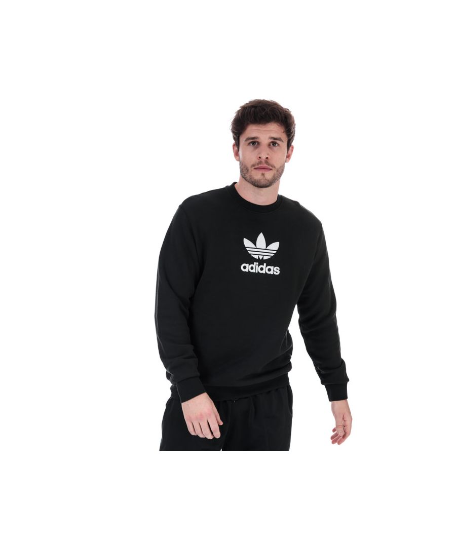 men's adidas originals id96 crew sweatshirt