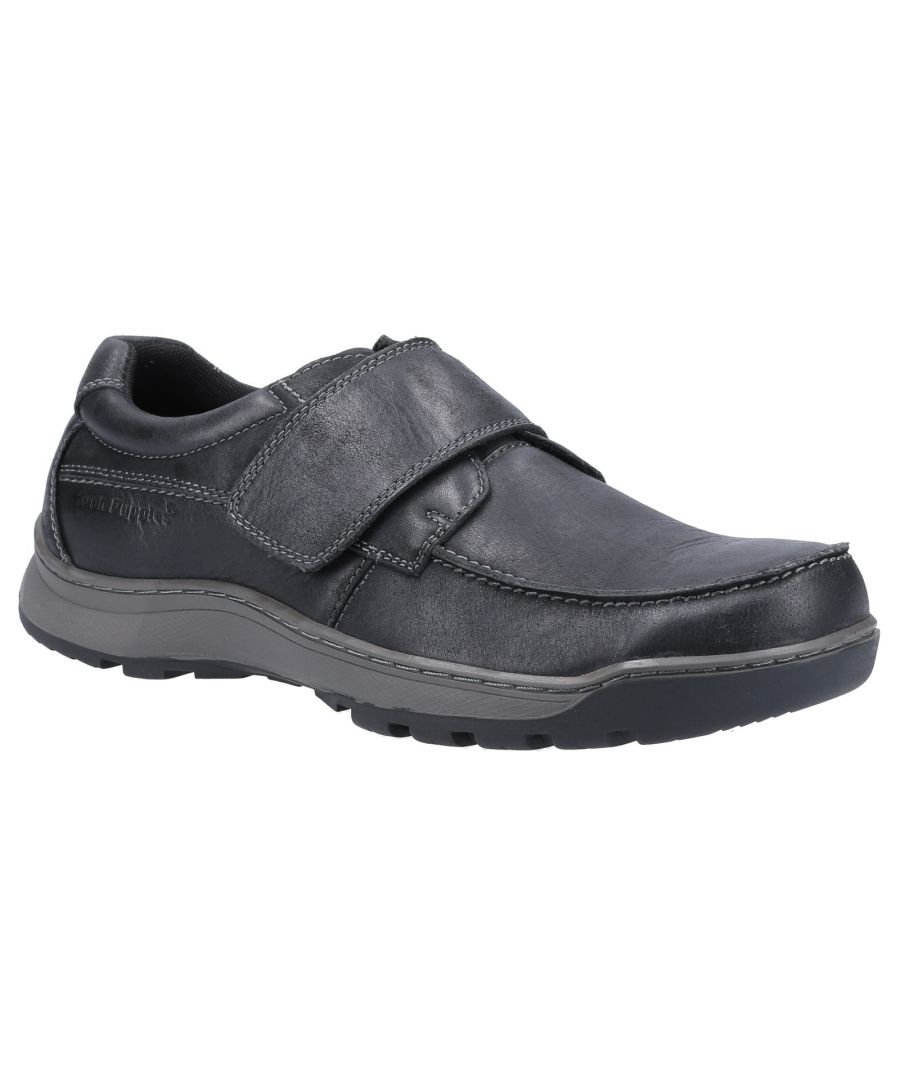 Men's classic touch fastening shoe Casper; perfect for relaxed day-to-day styling with comfortable leather uppers, padded collar, memory footbed and flexible sole for all day comfort.Leather upper. \nEasy velcro fastening. \nPadded collar for added comfort. \nBreathable textile lining. \nMemory foam comfort insole.