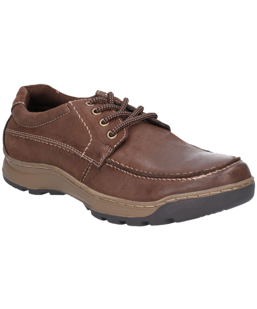 Image for Hush Puppies Mens Tucker Lace Up Leather Oxford Shoes