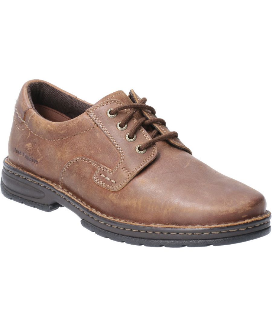 Image for Hush Puppies Mens Outlaw II Laced Leather Shoe Oxford Shoes