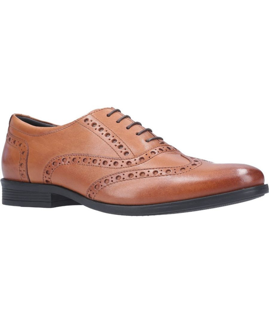 Image for Hush Puppies Mens Oaken Brogue Lace Up Leather Oxford Shoes