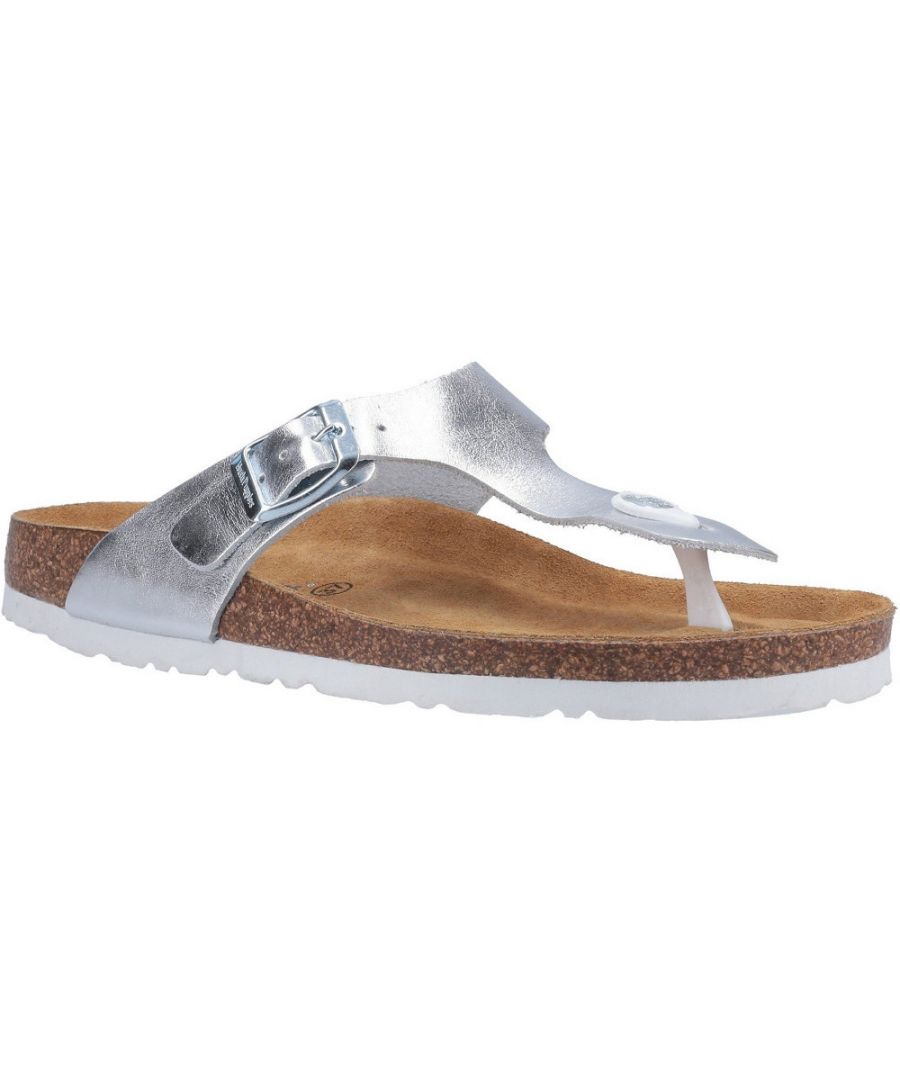 Image for Hush Puppies Womens Kayla Leather Slip On Sandals