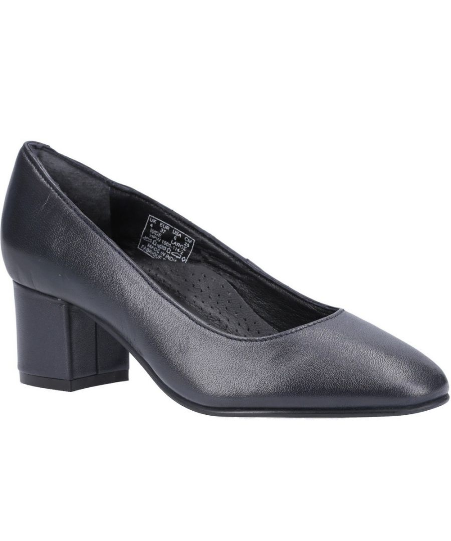 Smart womens court shoe Anna from Hush Puppies, is perfect for work or formal occasions. Crafted with premium Leather and has a super comfortable insole to keep you happy on your feet. A flexible sole make them extremely practical.