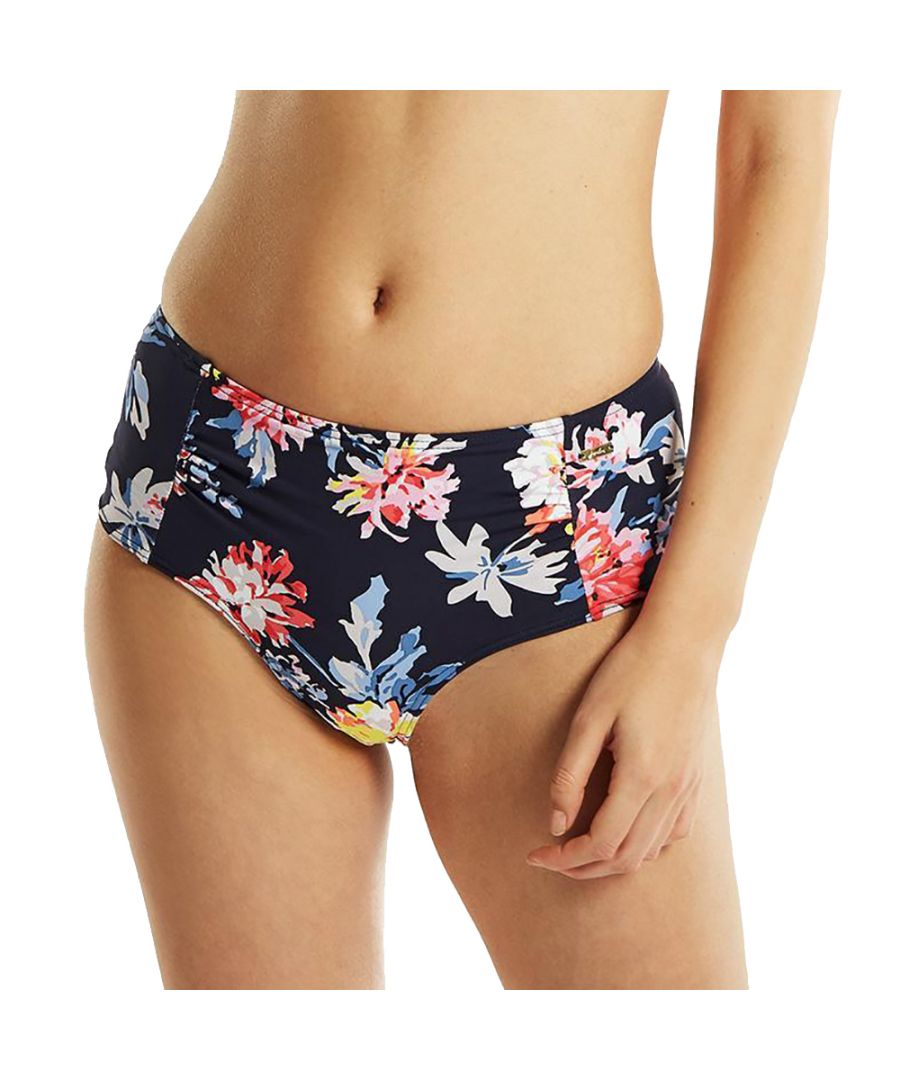 Joules Womens Rimini Flattering Fit Bikini Tankini Pants - Navy Polyamide - Size UK 8 (Women's)