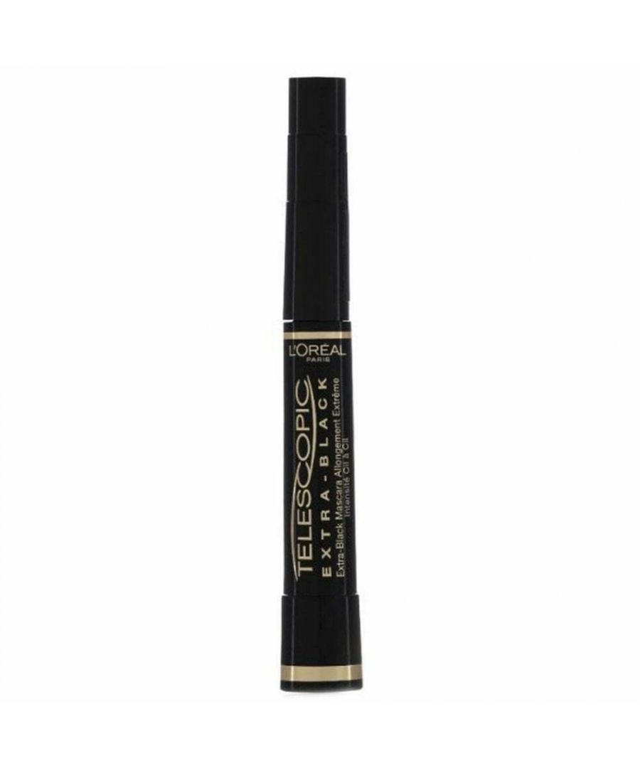 The high-precision flexible multi-comb L'Oréal Telescopic Mascara 8 ml is made of supple elastomer bristles that help give a precise application. The flat surfaces of the multi-comb stretch the formula from the roots of your lashes right through to the tips. High-precision intensity for longer looking lashes. In a flash of a stroke up to 60 per cent longer looking lashes and intensity lash by lash. Please note these are supplied in factory sealed 3 packs which we open to supply singles.
