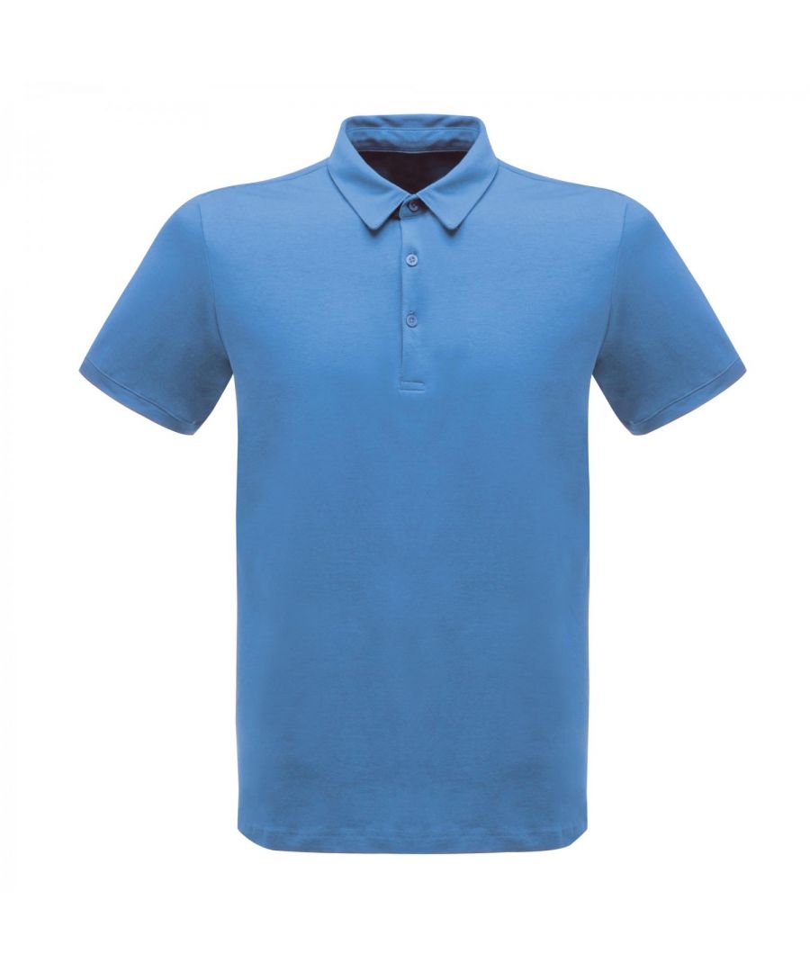 Regatta Professional Mens Classic 65/35 Short Sleeve Polo Shirt (Royal Blue) - Size 4XL