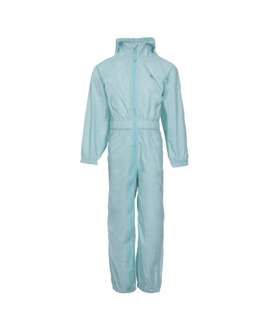 Trespass Childrens/Kids Button Rain Suit
