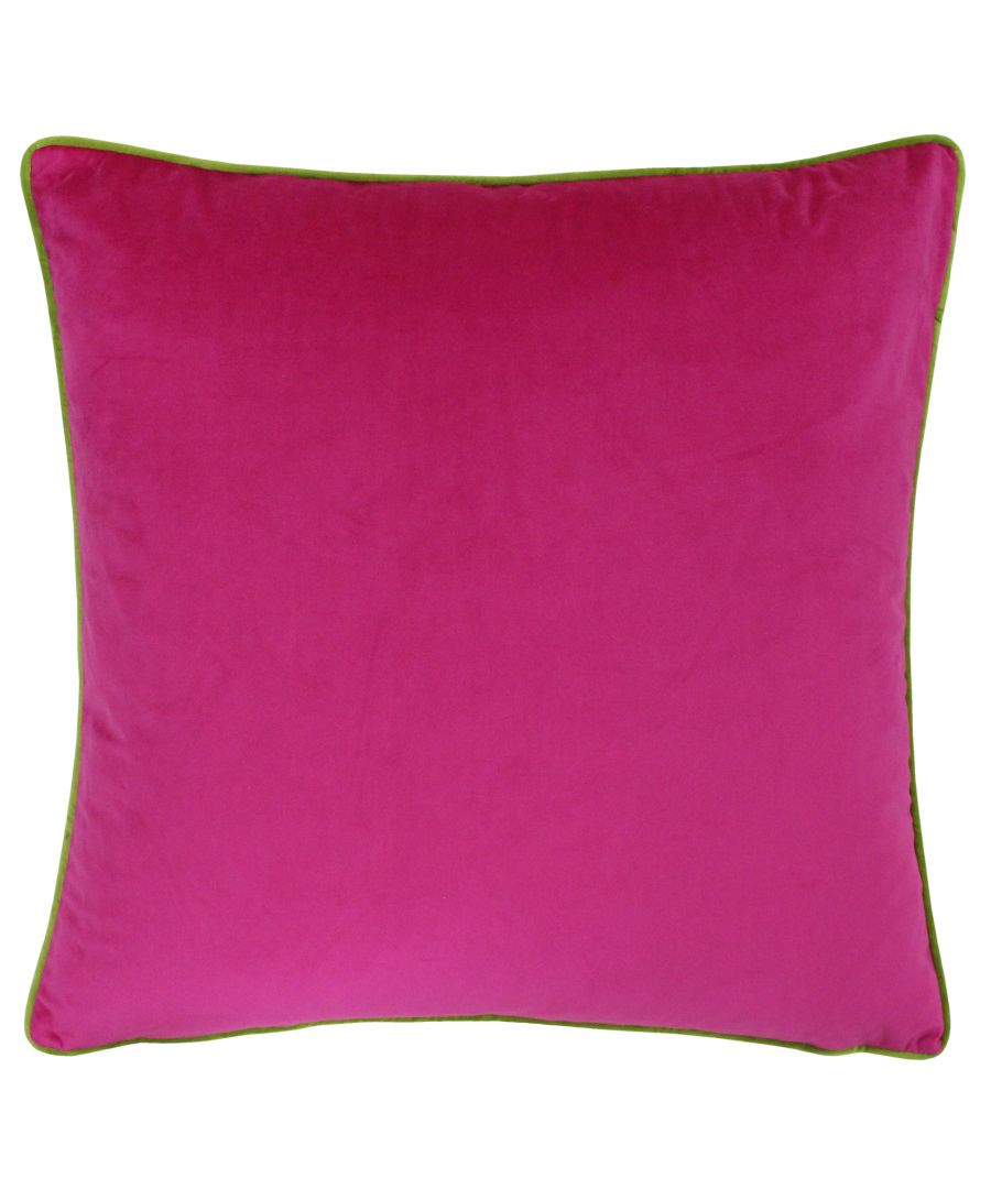 You need never worry about matching your cushions with the Meridian range. Made of unspeakably soft velvet feel fabric no words or pictures can do these covers justice. Each larger than average cushion has a plain front and reverse with contrasting piped edges in a range of rich complimentary colours which feature throughout the entire collection. With a small and discreet zip closure they are easy to fill and secure. These sumptuous Polyester Filled Cushions are made of 100% hard-wearing polyester and are incredibly easy to care for as they are all machine wash and iron appropriate.